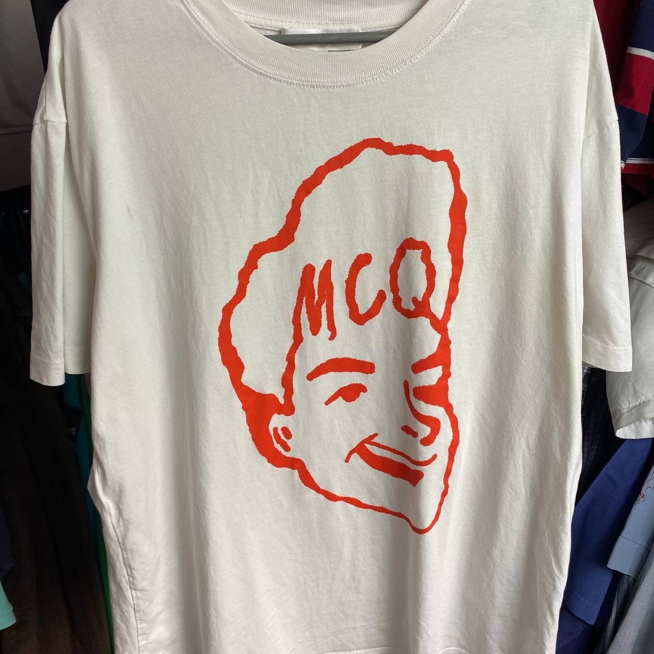 Alexander McQueen × MCQ Luxury Alexander McQueen MCQ big logo designer tee Size US XL / EU 56 / 4 - 2 Thumbnail