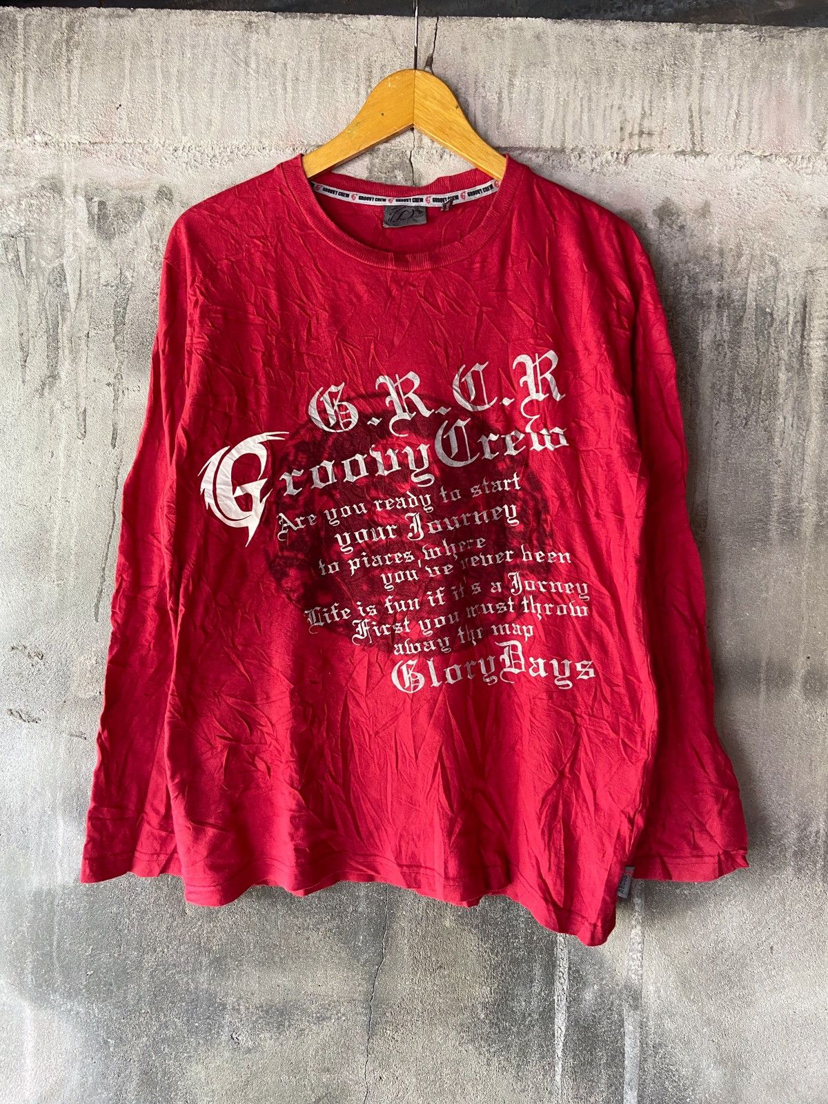 Beauty Beast × Hysteric Glamour × Japanese Brand GROOVY CREW START YOUR JOURNEY LONG SLEEVE Size US M / EU 48-50 / 2 - 1 Thumbnail
