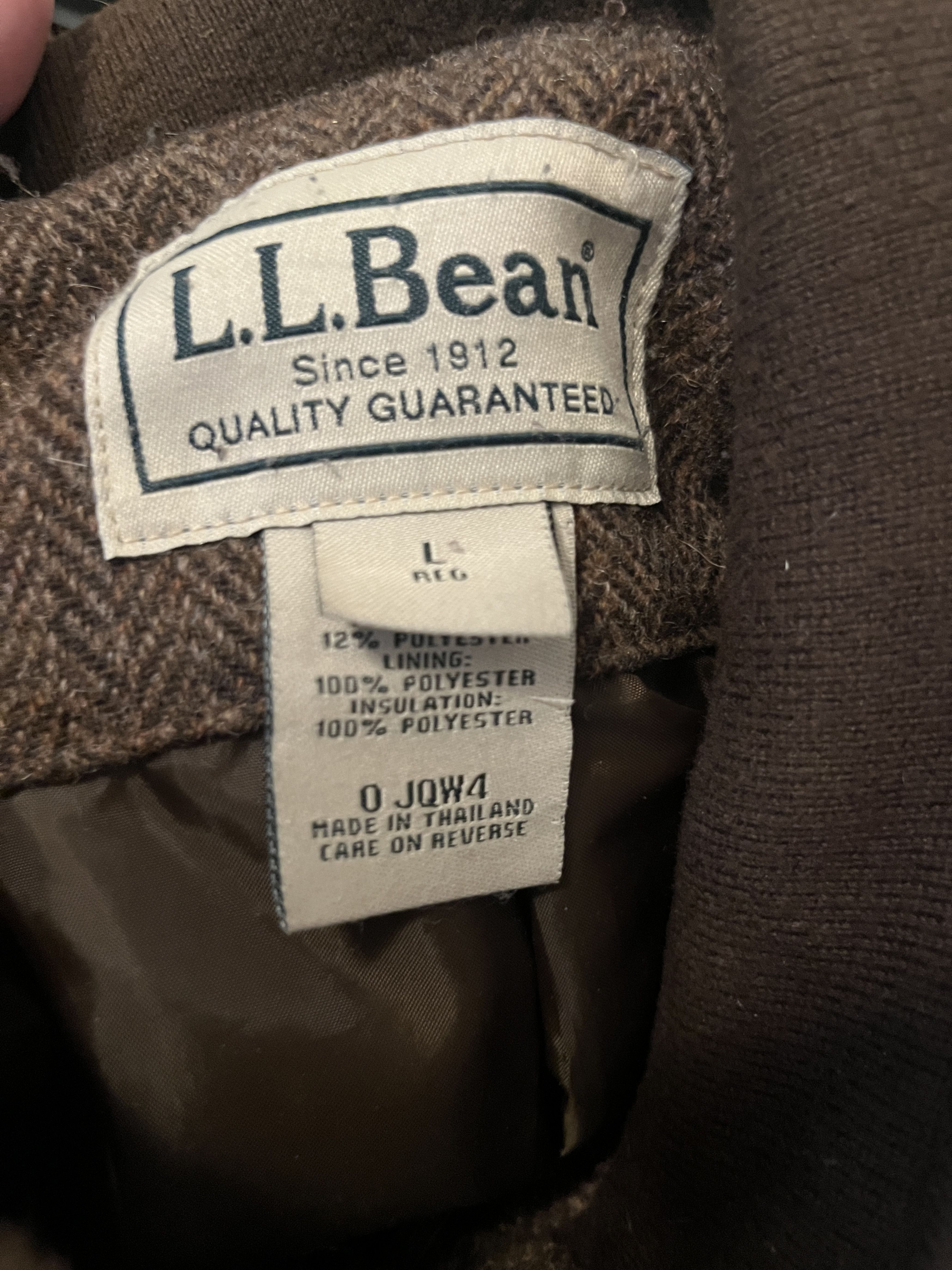 Vintage Vintage L.L. Bean Herringbone Bomber Jacket Large Size US L / EU 52-54 / 3 - 10 Thumbnail