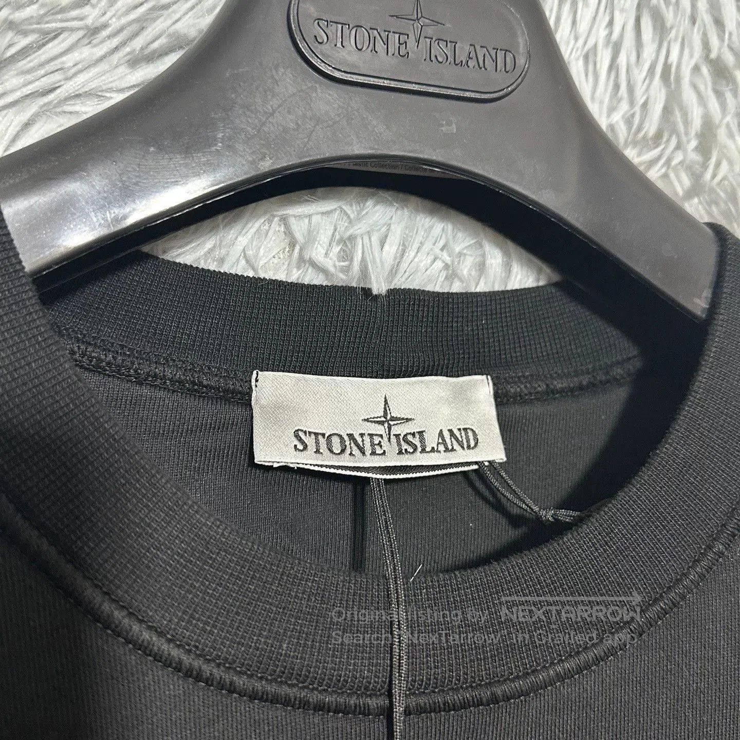Stone Island stone island black crew neck sweatshirt L. Size US L / EU 52-54 / 3 - 4 Thumbnail