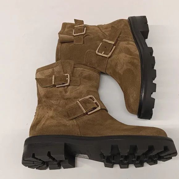 Jimmy Choo Jimmy Choo Youth II Caper Green Suede Ankle Boots - EU36/US6 Size US 6 / IT 36 - 5 Thumbnail
