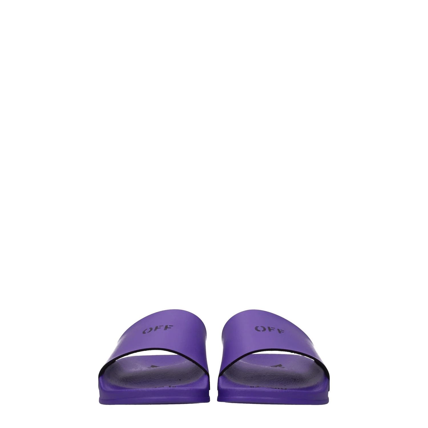 Off-White ob1o1e1124 Rubber Slippers and Clogs in Violet Size US 6 / IT 36 - 3 Thumbnail