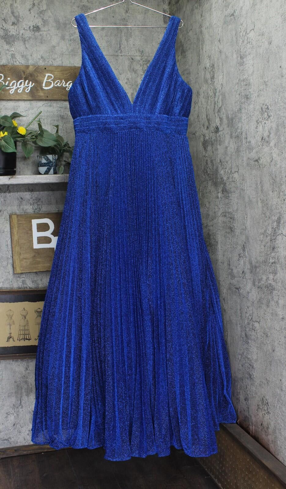 Other New Ieena By Mac Duggal Maxi Dress Gown Royal Navy Blue 14 Size XL / US 12-14 / IT 48-50 - 1 Thumbnail