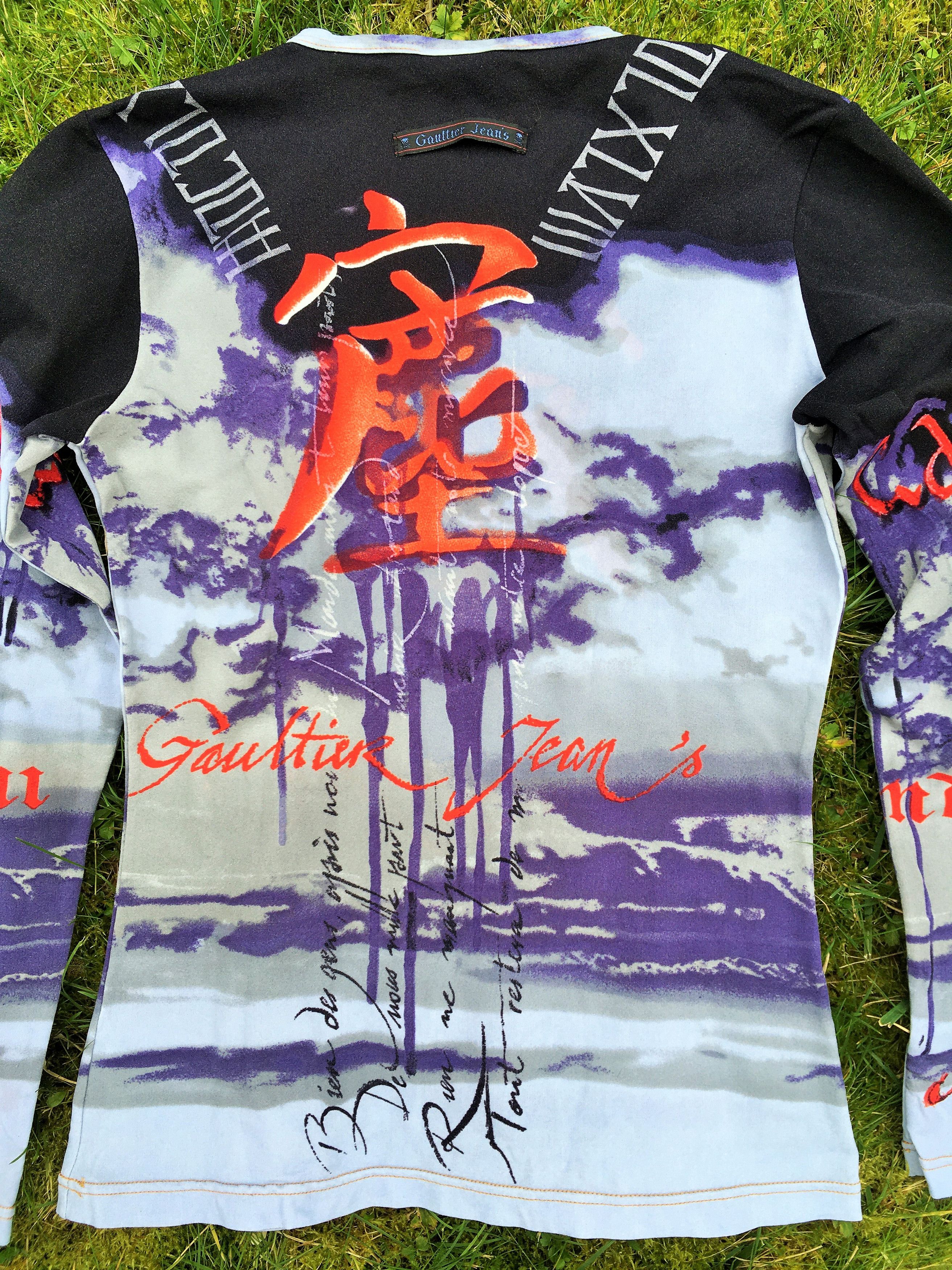 Jean Paul Gaultier Jean Paul Gaultier 1997 Fashion Culture Japanese T-shirt Top Size M / US 6-8 / IT 42-44 - 8 Thumbnail