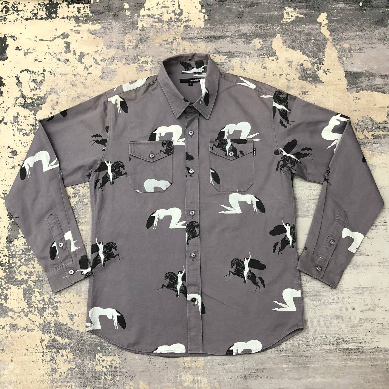 The Quiet Life T323 THE QUIET LIFE NAKED FULL PRINT SHIRTS Size US XL / EU 56 / 4 - 1 Thumbnail