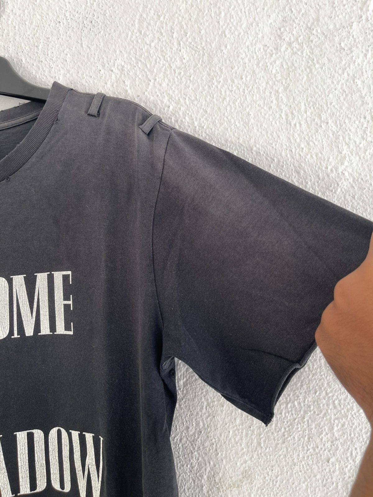 Number (N)ine SS06 Number Nine Welcome to the Shadow Distressed T Shirt Size US L / EU 52-54 / 3 - 5 Thumbnail