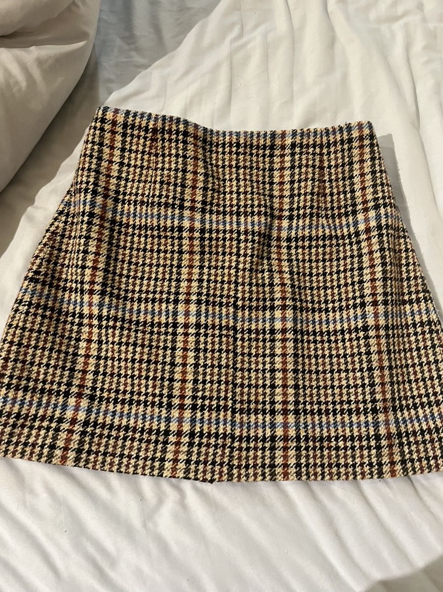 Sandro Tweed checkered skirt Size 25" / US 0 / IT 36 - 2 Thumbnail