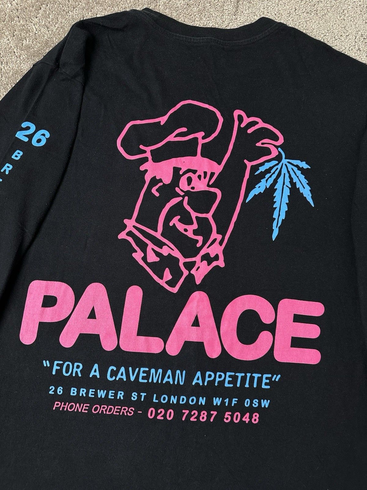 Palace Mens Long Sleeve 2015 PALACE SKATEBOARDS FLINTSTONE, Size L Size US L / EU 52-54 / 3 - 3 Thumbnail