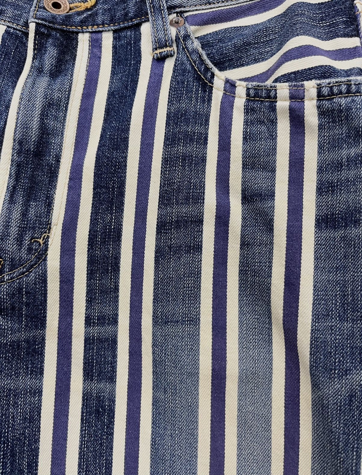 Edwin RARE🔥Vintage EDWIN 13oz GRAND BLUE SELVEDGE DENIIM JAPAN Size US 30 / EU 46 - 12 Thumbnail