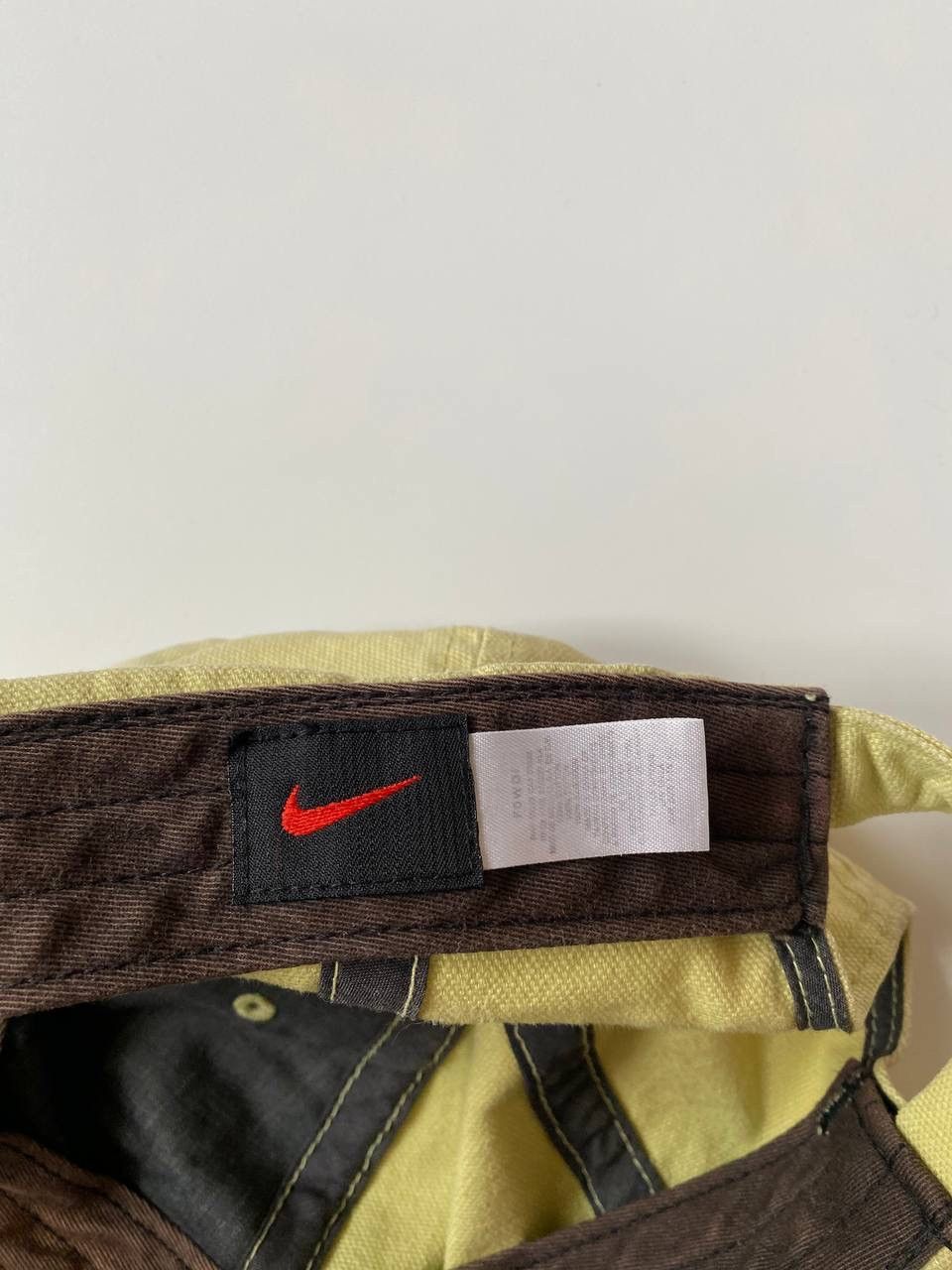 Nike × Vintage Vintage Nike Hat Cap Small logo Yellow OS 00’s Size ONE SIZE - 12 Thumbnail