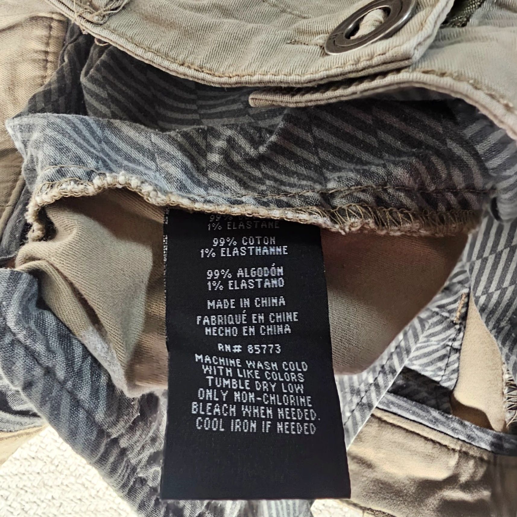 O'Neill VINTAGE O'Neill Chino Shorts Men's Size 32 Casual Cotton Blend Beige Tan Surf Skate Size US 32 / EU 48 - 4 Thumbnail