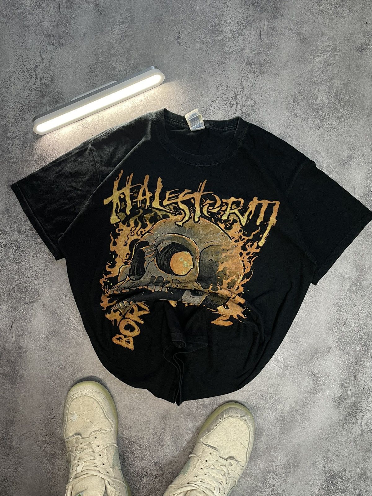 Band Tees Vintage Halestorm band rock Tee Size US L / EU 52-54 / 3 - 1 Thumbnail