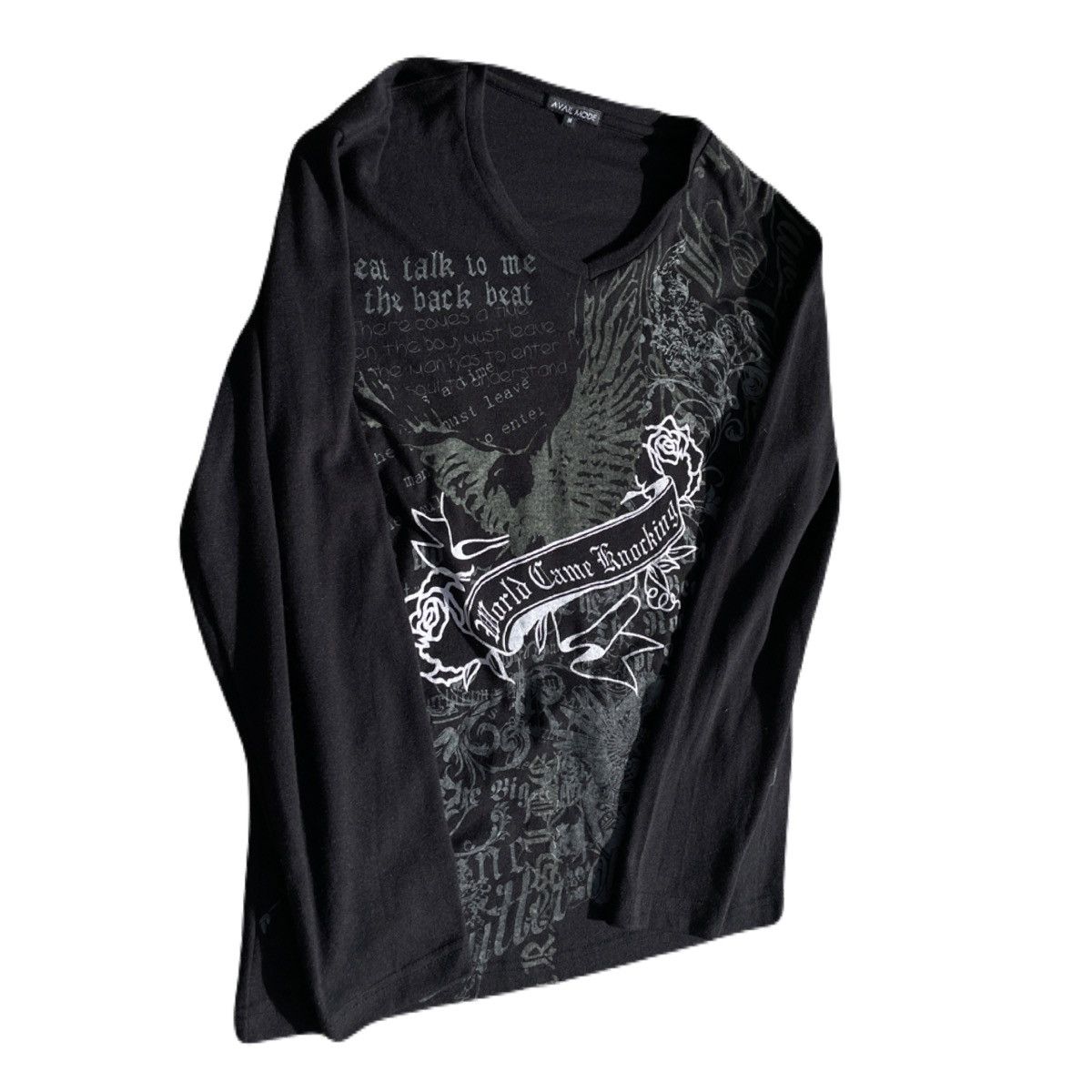 If Six Was Nine 2000s Japanese archive Vkei Poem Skull Long Sleeve Tee Size US S / EU 44-46 / 1 - 3 Thumbnail