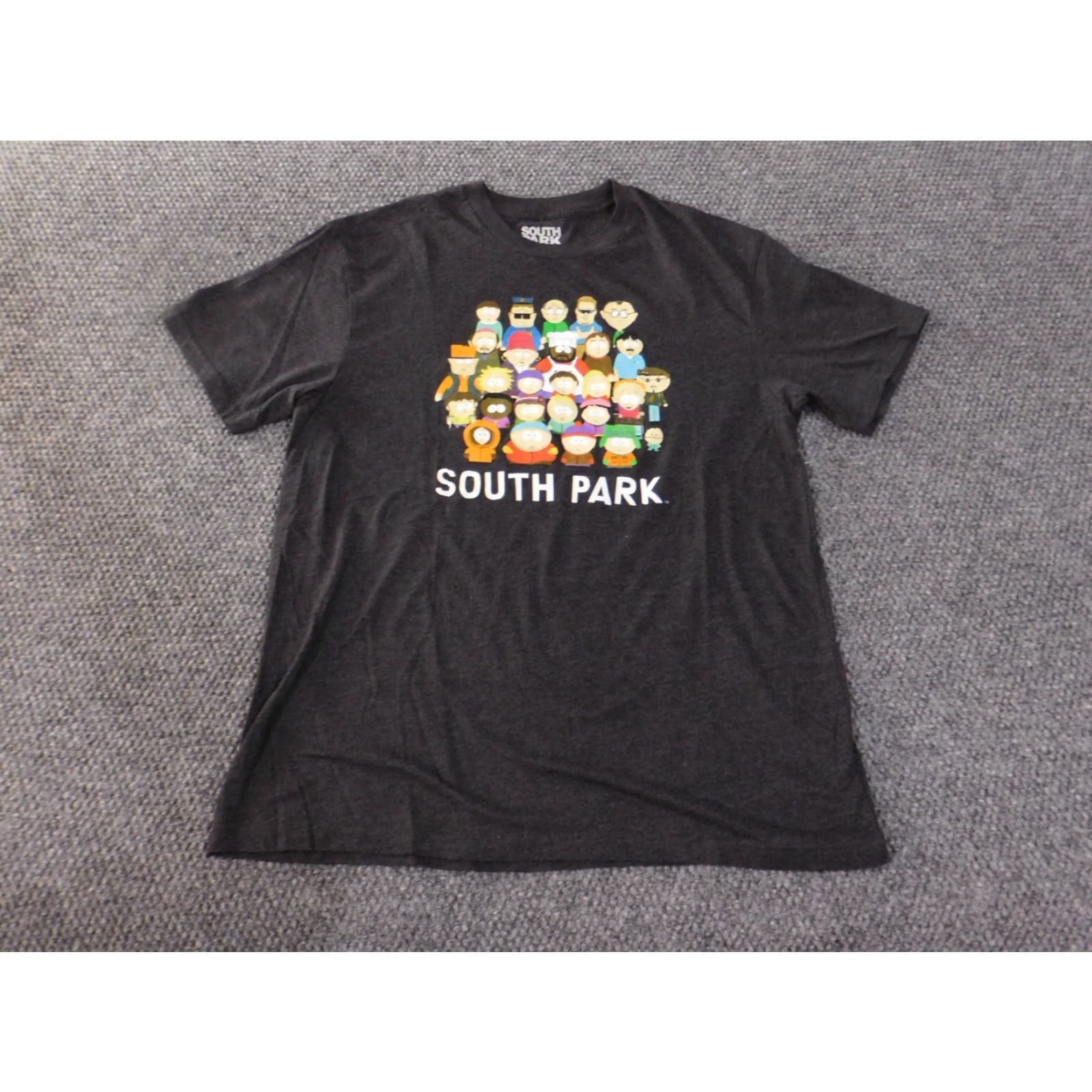 Southpole South Pole Shirt T-Shirt Men L Gray Cartman Y2K South Park Cartoon Logo Crew Neck Short Sleeve Cotton Knit Vintage: No (Good Condition) Size US L / EU 52-54 / 3 - 2 Thumbnail