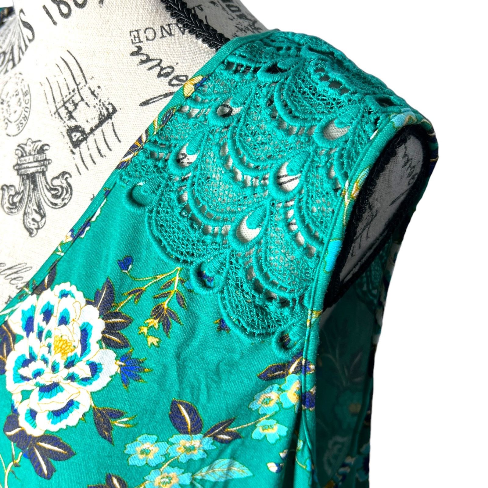 Other Fantine Crochet Detail Knit Top - Stitch Fix Open Back Size XXL / US 16-18 / IT 52-54 - 10 Thumbnail