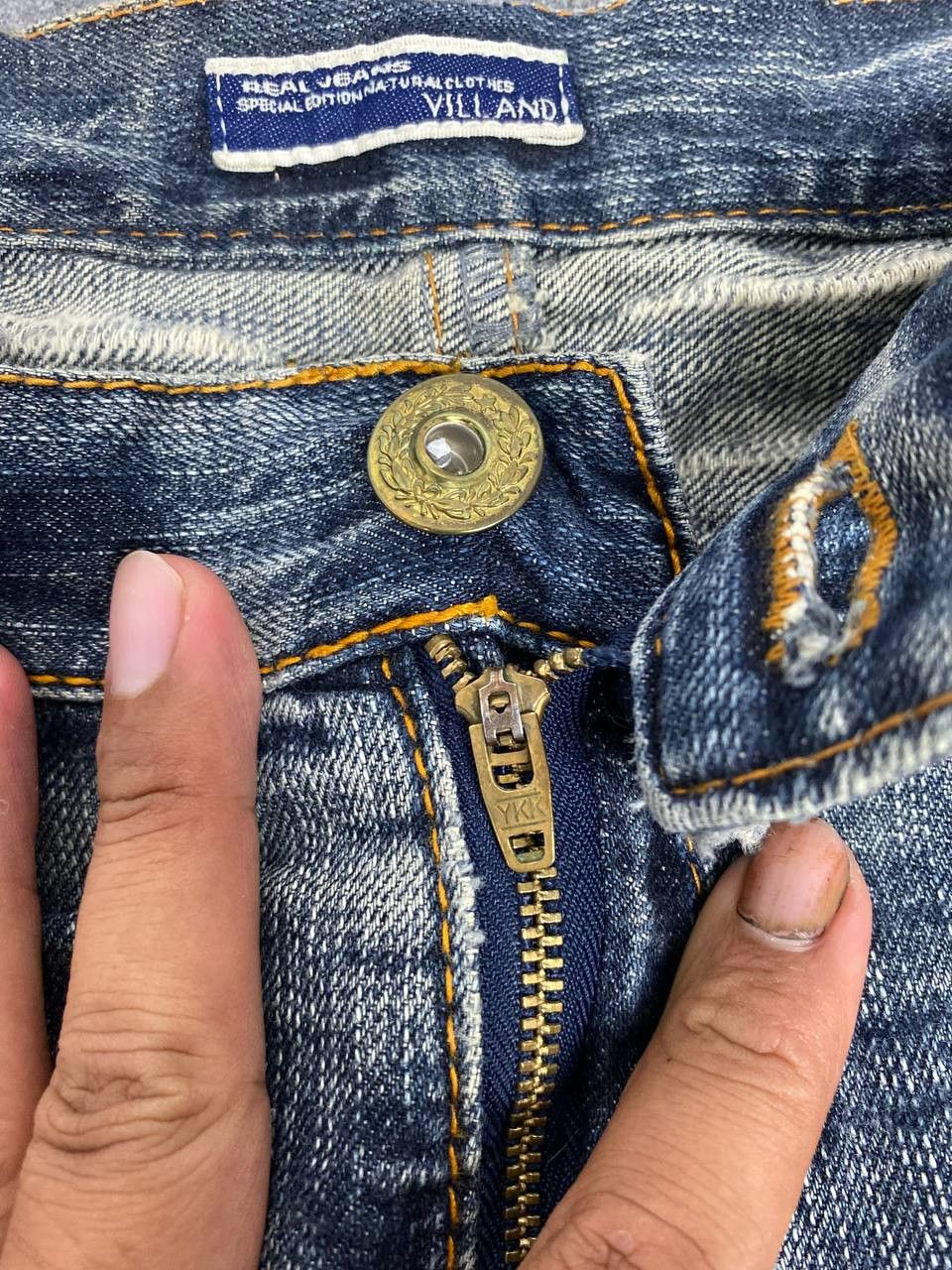 Japanese Brand vintage villand japanese brands distressed denim nice design Size US 34 / EU 50 - 15 Thumbnail