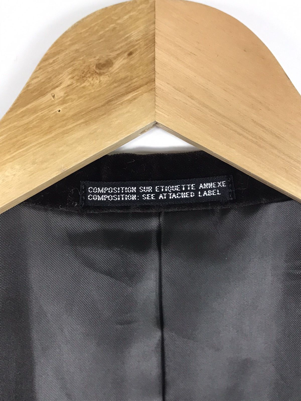 Japanese Brand × Yohji Yamamoto ⚡️Ined Homme Yohji Yamamoto Wool Single Breast Blazer Size 46R - 9 Thumbnail