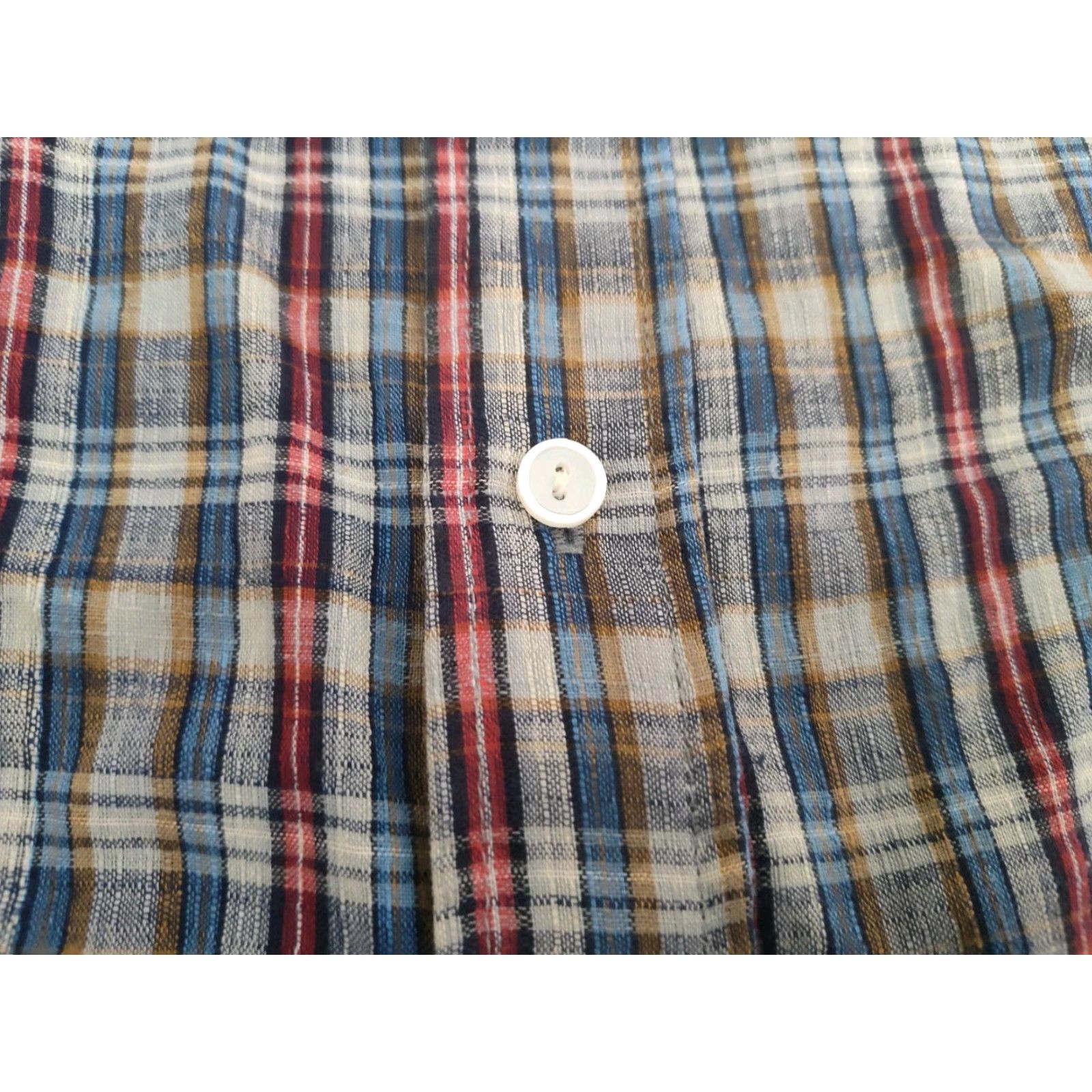 Vintage Vintage 70s Corzini Shirt 2XL Mens Plaid Button Up Shirt Single Chest Pocket Size US XXL / EU 58 / 5 - 7 Thumbnail