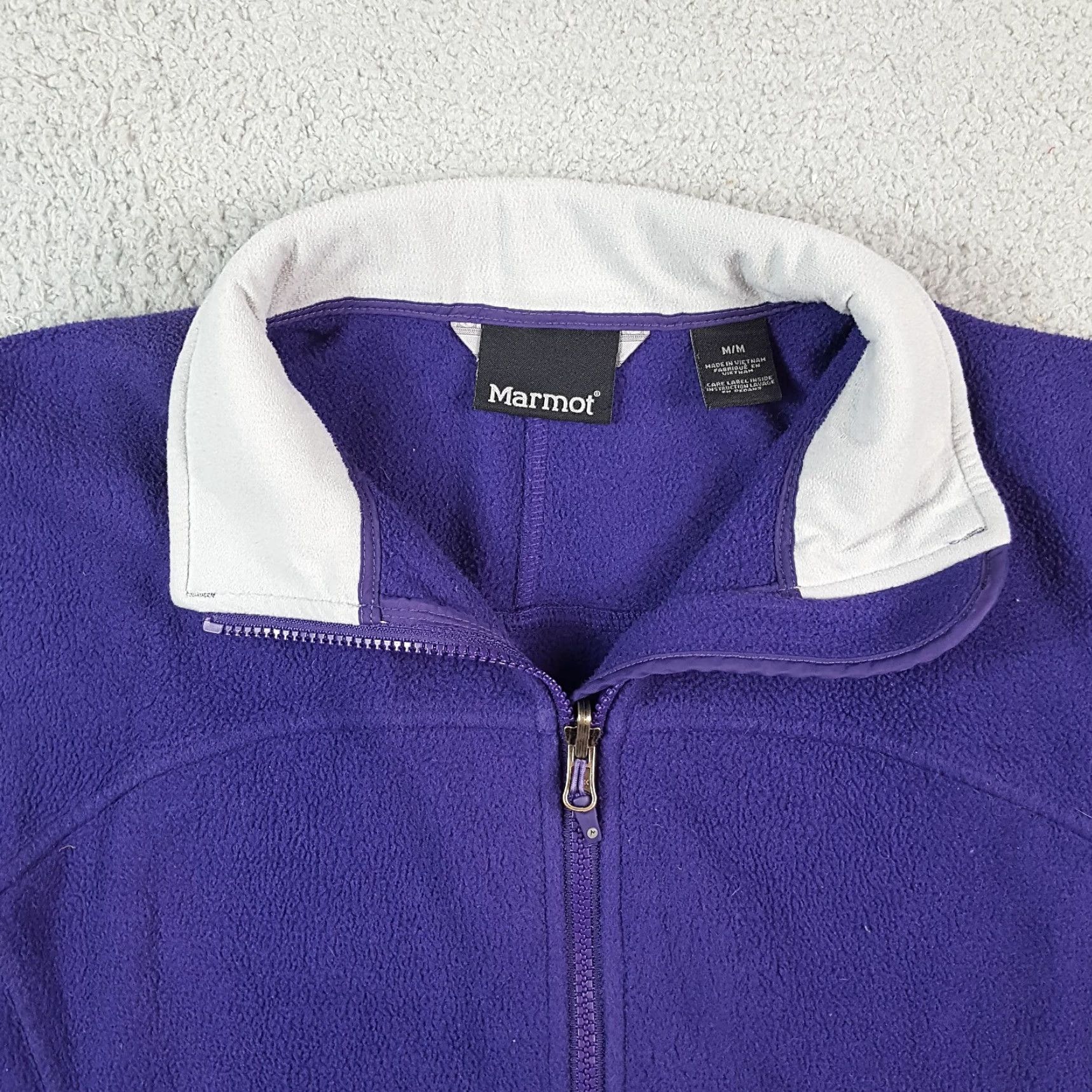 Marmot Marmot Purple Fleece Full Zip Up Jacket Women's M Outdoor Hiking Windbreaker Size M / US 6-8 / IT 42-44 - 5 Thumbnail