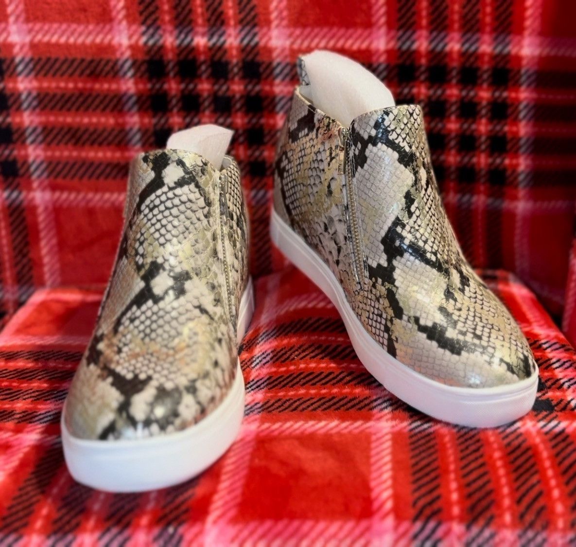 Other High quality Snake skin women's boots Size US 8 / IT 38 - 9 Thumbnail