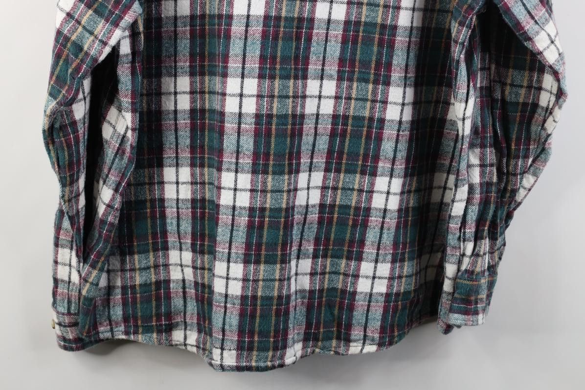 Vintage Vintage 90s Streetwear Heavyweight Button Shirt Plaid Cotton Size US XL / EU 56 / 4 - 10 Thumbnail