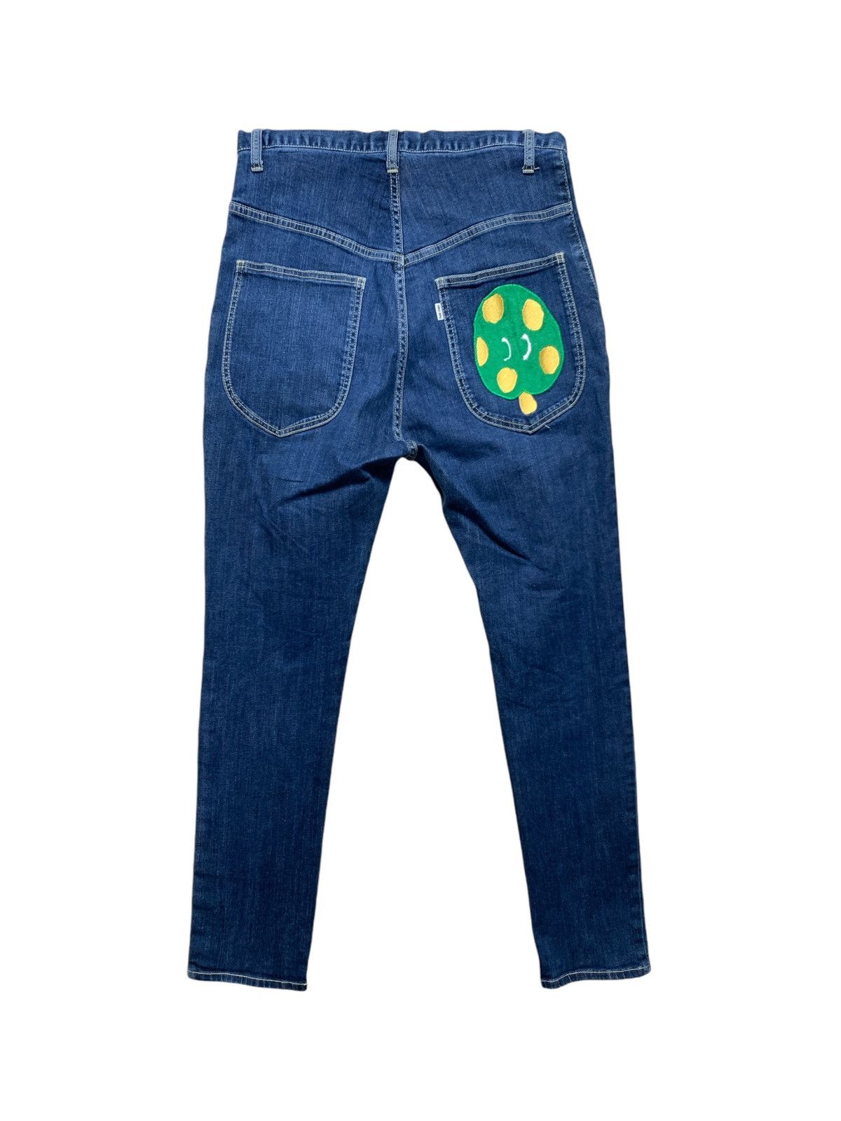 Issey Miyake Issey Miyake Ne-net Denim Mushroom Drop Crotch Pants Size US 31 - 1 Thumbnail