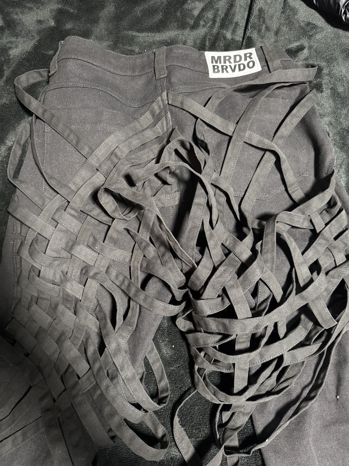 Who Decides War who decides war interwoven pants Size US 32 / EU 48 - 3 Thumbnail