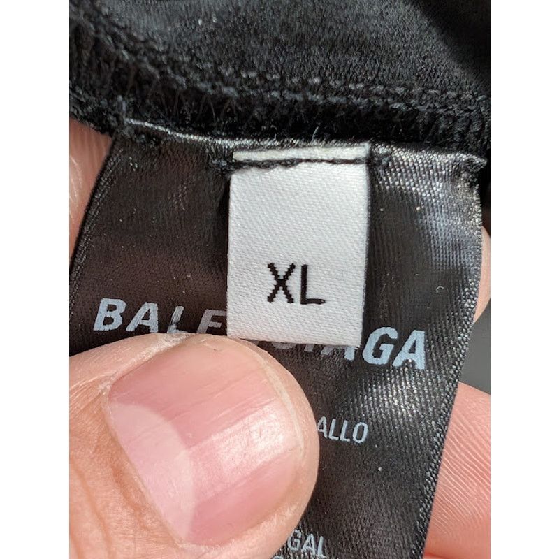 Balenciaga o1rshd1 3b Sport Embro Transp Polo Shirt in Black Size US XL / EU 56 / 4 - 14 Thumbnail