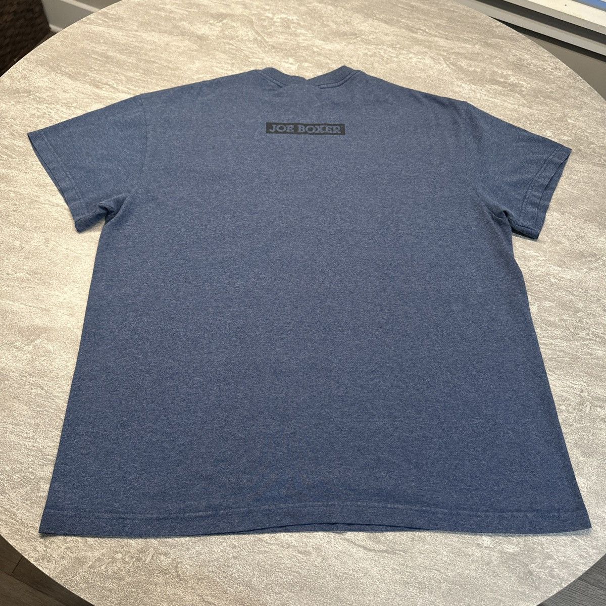 Joe Boxer × Vintage Vintage 90s Joe Boxer T Shirt Size XL Blue Smiley Face AOP Size US XL / EU 56 / 4 - 6 Thumbnail