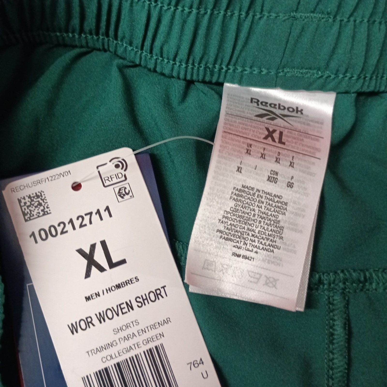 Reebok Reebok Workout Ready Woven Shorts Men's Size XL Green Size US 38 / EU 54 - 3 Thumbnail