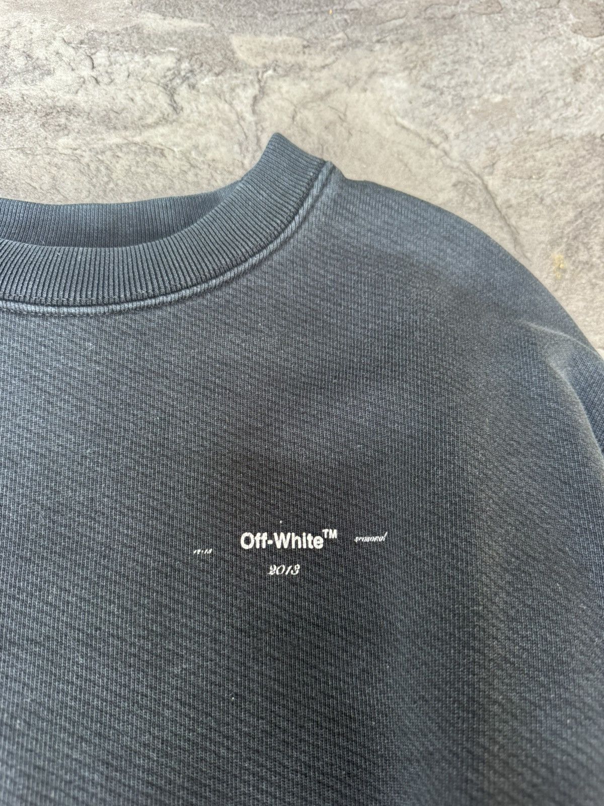 Off-White Black Off-White Sweater Size US M / EU 48-50 / 2 - 2 Thumbnail