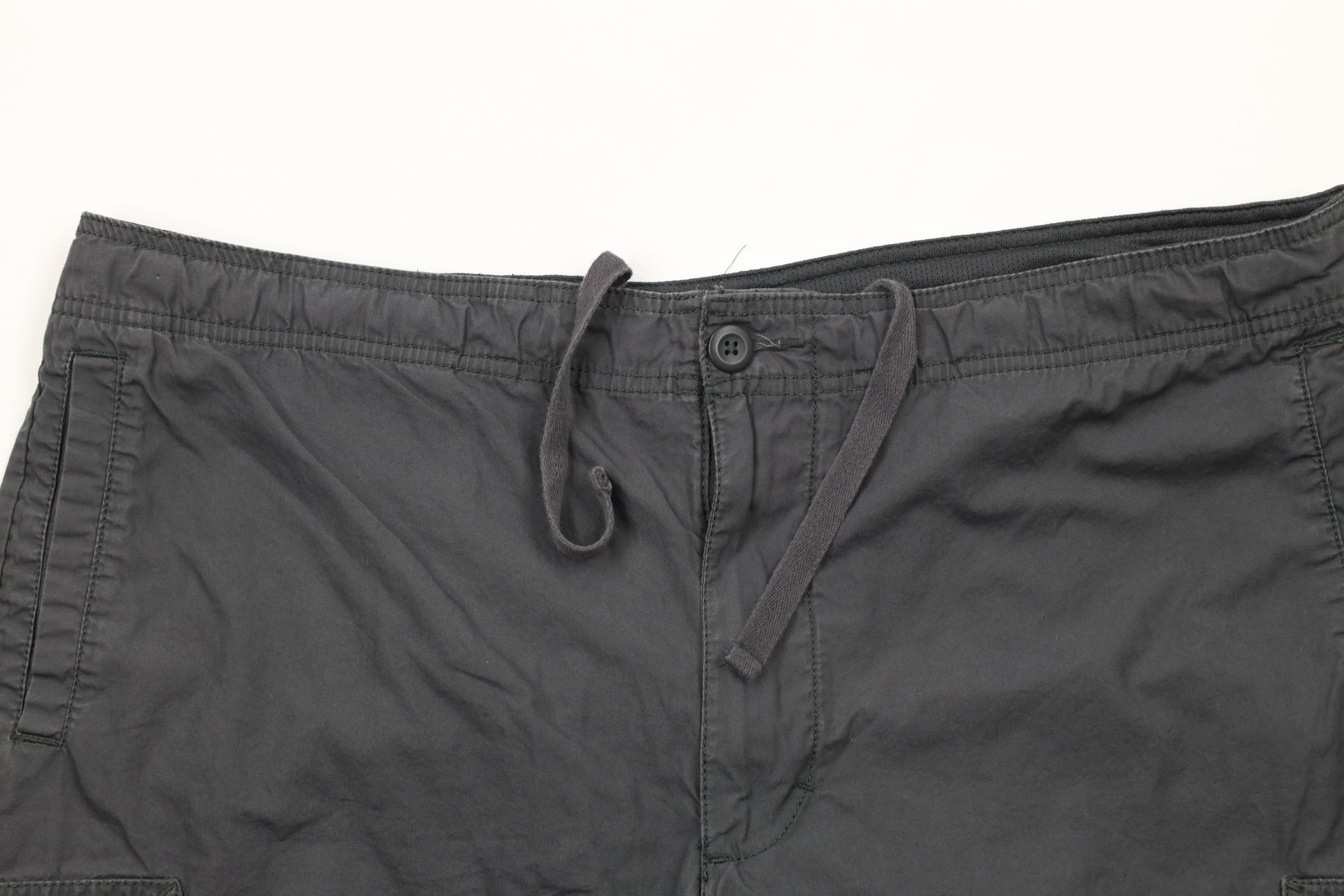 Nike × Vintage Vintage Nike Scott Mini Swoosh Cargo Shorts Gray Cotton Size US 38 / EU 54 - 2 Thumbnail