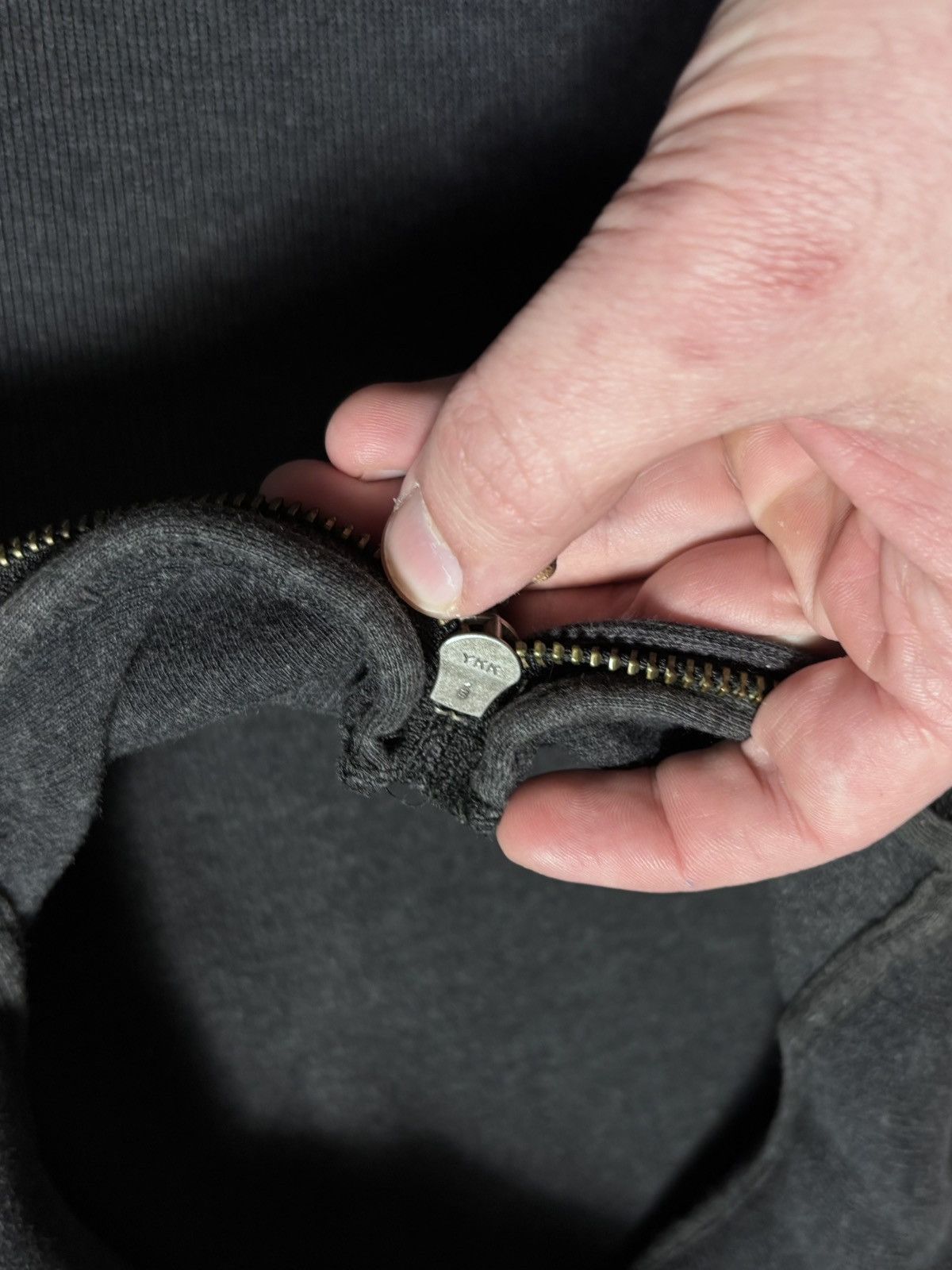 Polo Ralph Lauren Polo Ralph Lauren Vintage Gray 1/3 Zip Cotton Sweater Size US XL / EU 56 / 4 - 4 Thumbnail