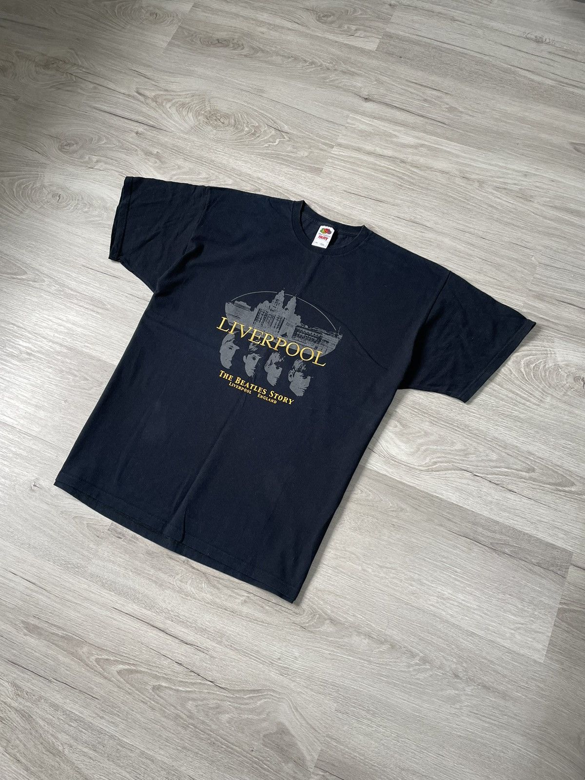 Vintage Vintage T-Shirt The Beatles Story Liverpool Football Size US XL / EU 56 / 4 - 1 Thumbnail