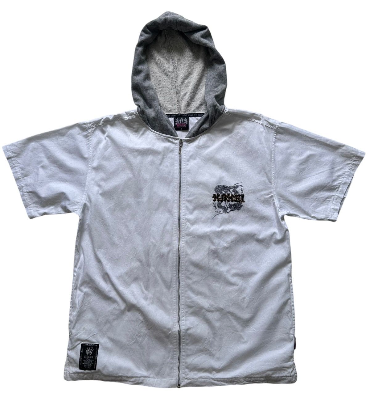 Japanese Brand × Vintage Kakei Street Dragon Logo Hoodie Shirts Size US M / EU 48-50 / 2 - 2 Thumbnail