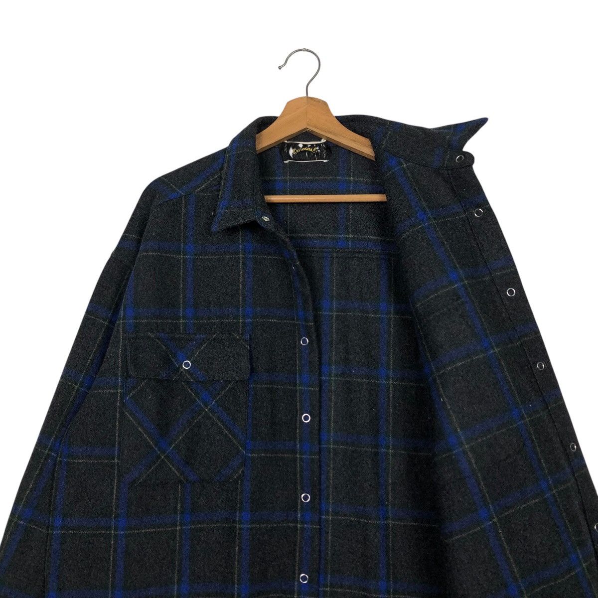 Japanese Brand × Vintage 📌Vintage Chore Worker Flannel Jacket Tartan Issey Miyake Size US M / EU 48-50 / 2 - 13 Thumbnail
