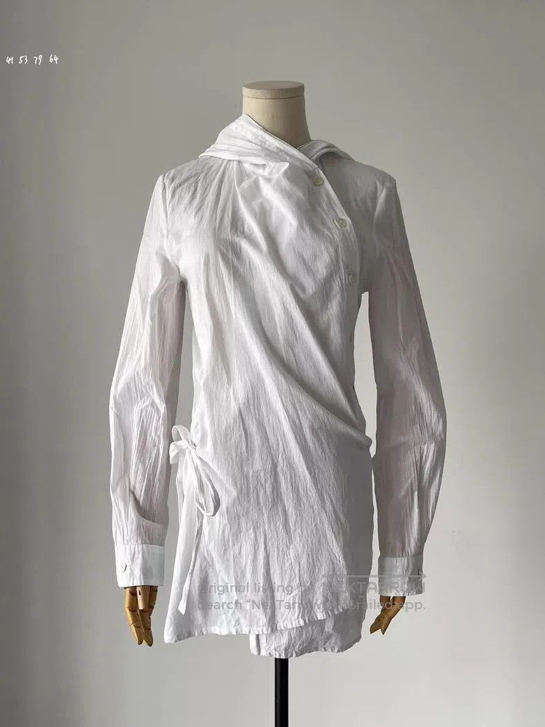 Ann Demeulemeester Ann Demeulemeester Double-breasted Shirt. Size US M / EU 48-50 / 2 - 3 Thumbnail