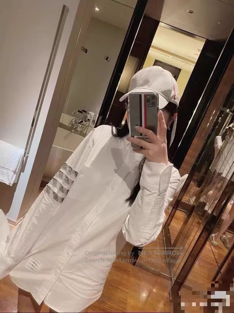 Thom Browne Thom Browne White shirt dress Size XS / US 0-2 / IT 36-38 - 7 Thumbnail