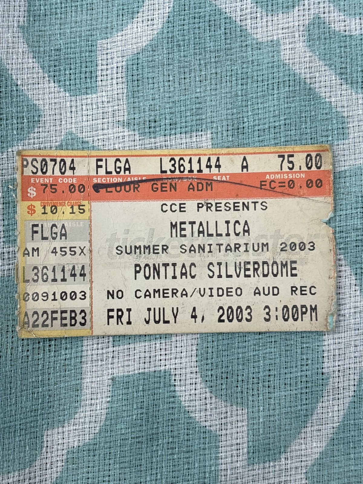 Band Tees × Vintage METALLICA SUMMER SANITARIUM 2003 Size US XL / EU 56 / 4 - 7 Thumbnail