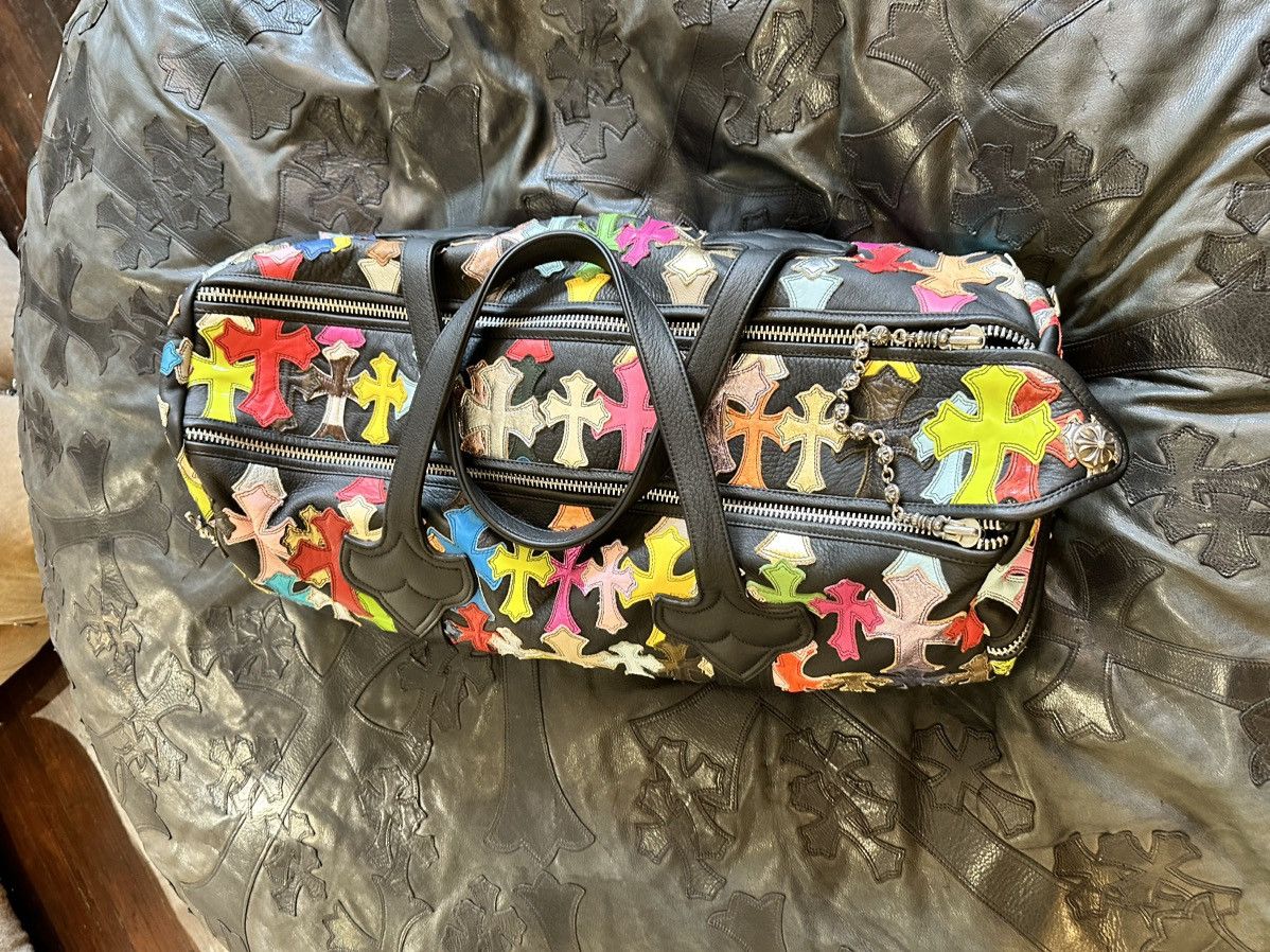 Chrome Hearts CHROME HEARTS LARGE FLOODED CROSS LUGGAGE DUFFLE BAG 4G Size ONE SIZE - 10 Thumbnail