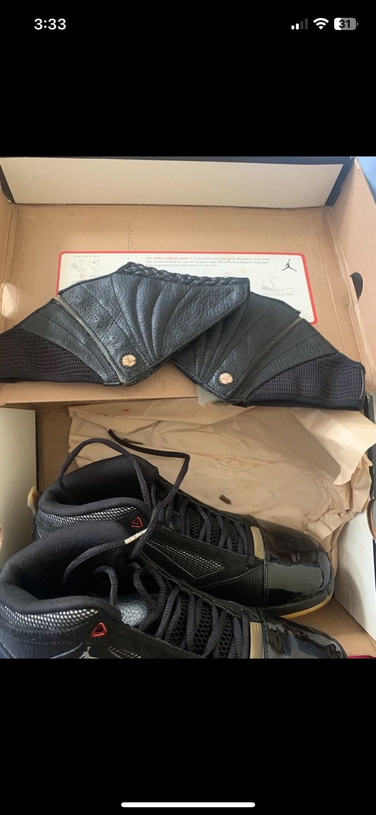 Jordan 16 XVI 2001 OG 136059-061 SIZE 9.5