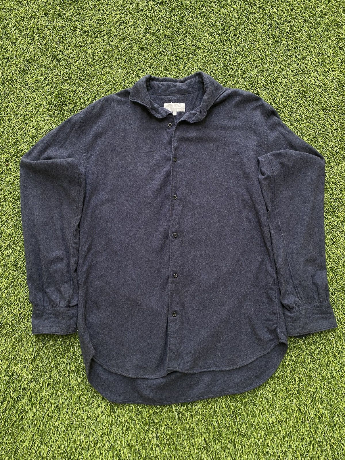 ABAHOUSE ABAHOUSE Blue Wool Shirts Size US M / EU 48-50 / 2 - 2 Thumbnail