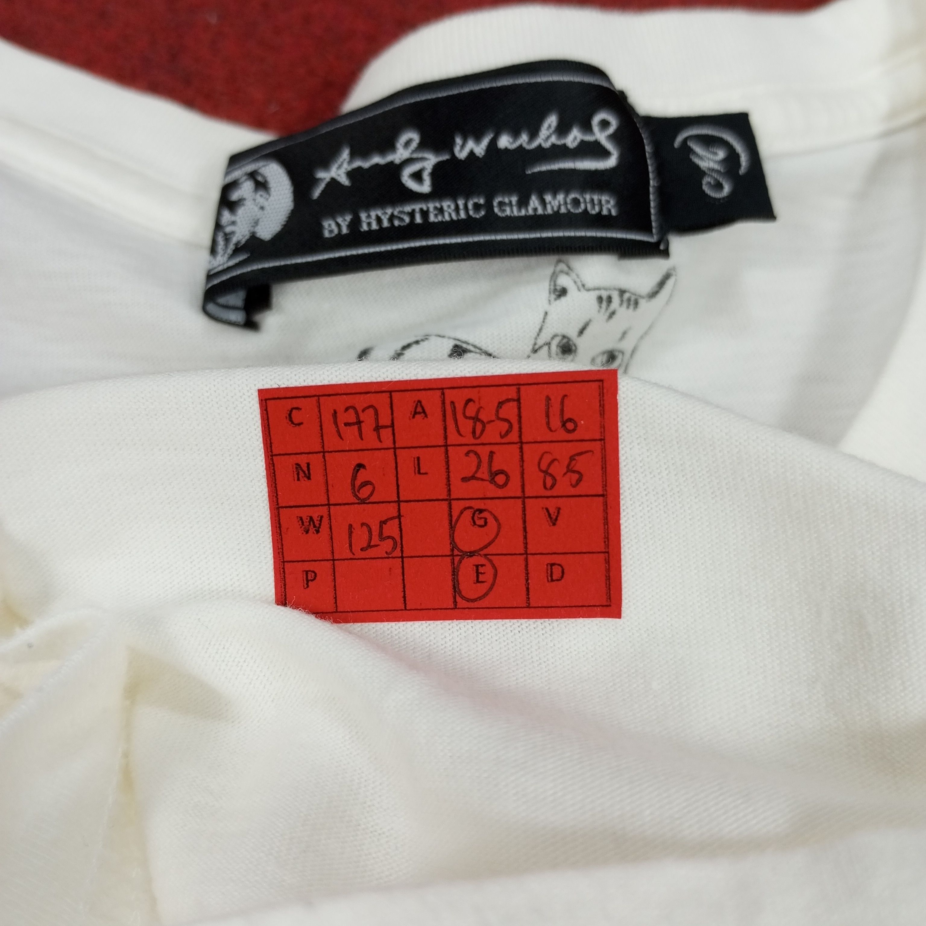 Andy Warhol × Hysteric Glamour × Japanese Brand Andy Warhol X Hysteric Glamour Japanese Brand Tshirt Size US S / EU 44-46 / 1 - 9 Thumbnail