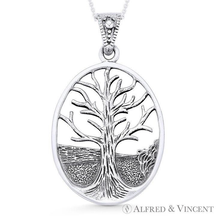 Other Tree-of-Life Etz Chaim Cutout Oval Charm 42.5x24mm Pendant Size ONE SIZE - 1 Preview