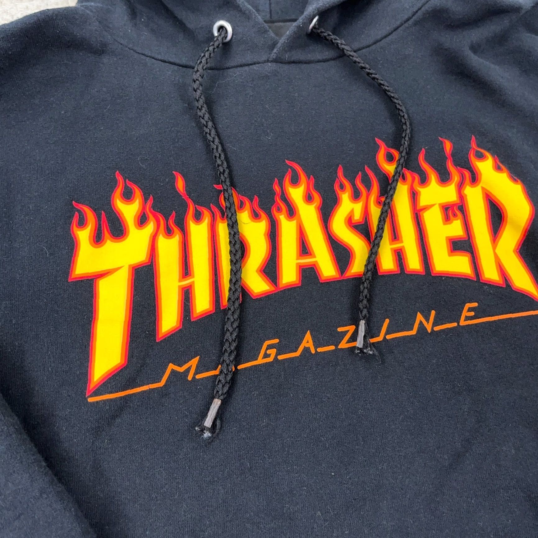 Thrasher VINTAGE Thrasher Hoodie Men Small Black Sweatshirt Fire Flame Spellout Skateboard Skate Size US S / EU 44-46 / 1 - 3 Thumbnail