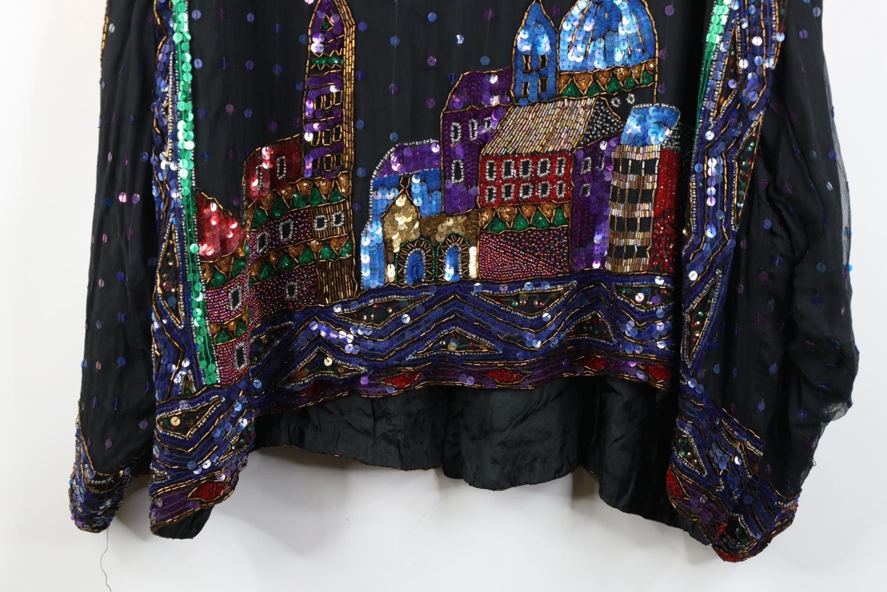 Vintage Vintage 80s 90s Together Arabian Nights Evening Jacket Glam Size 3XL / US 20-22 - 21 Thumbnail