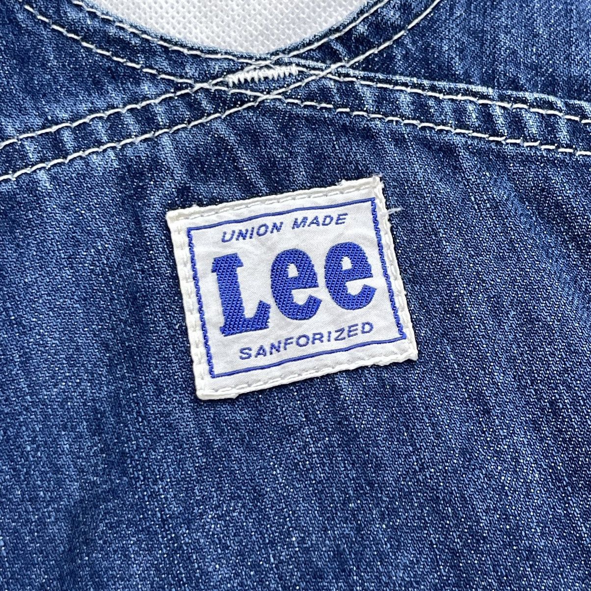 Lee × Vintage Rare! Vintage Lee Union Made Denim Patina Overall Skirt Size M / US 6-8 / IT 42-44 - 12 Thumbnail