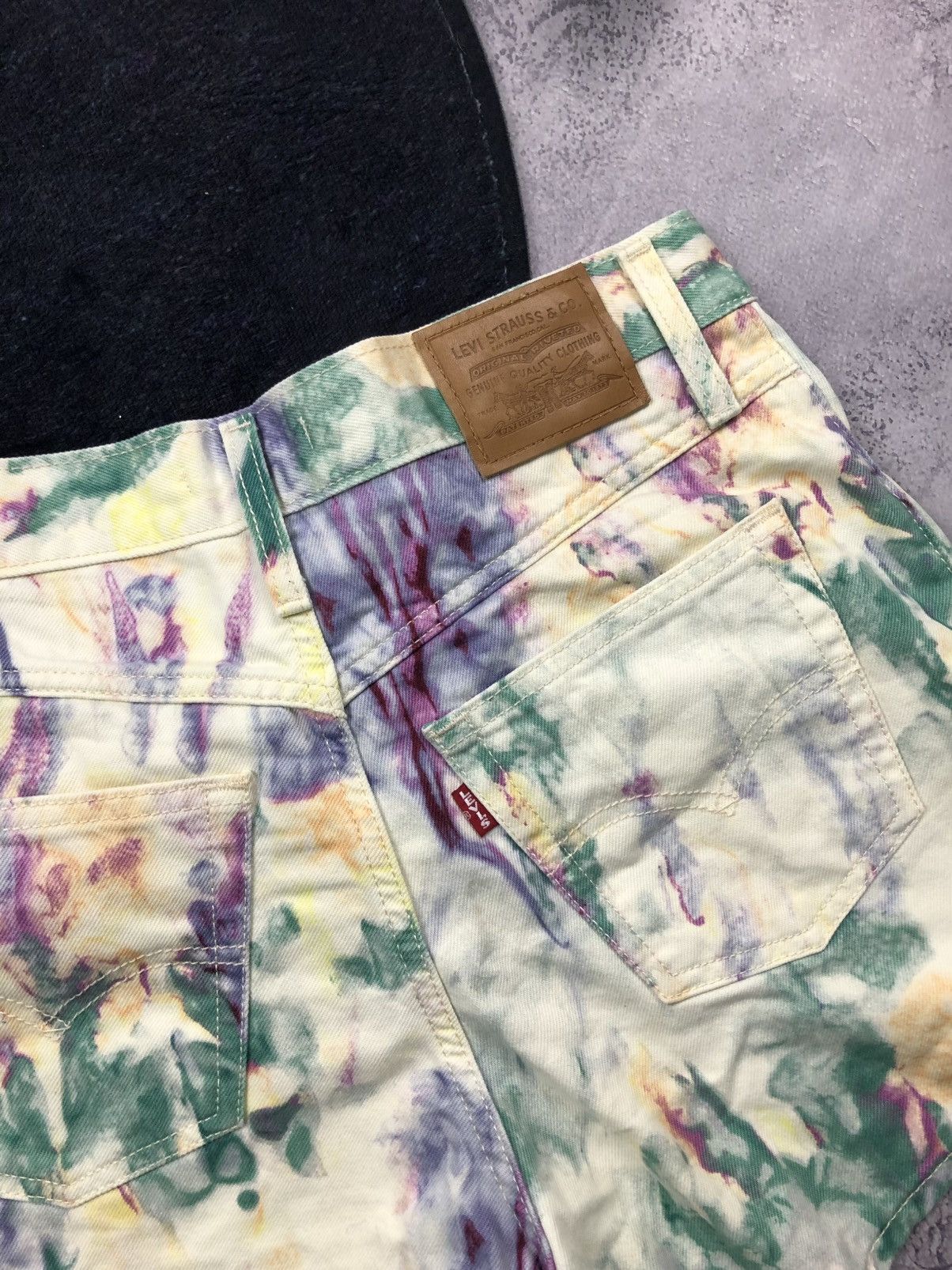 Levi's LEVIS Hype Multicolour Rare Shorts Streetwear Crazy Y2k Size 28" / US 6 / IT 42 - 14 Thumbnail