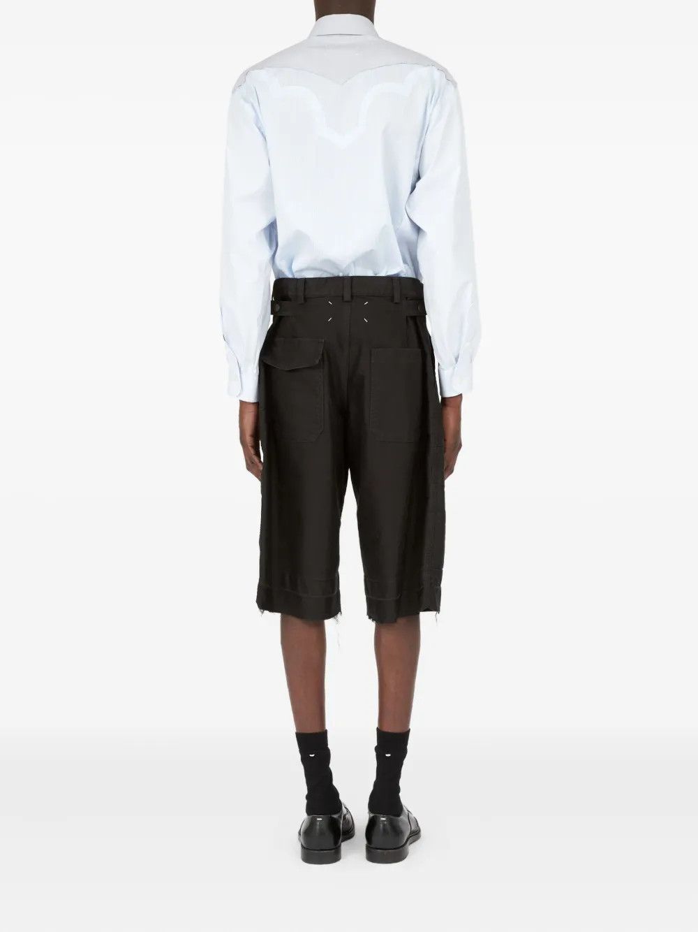 Maison Margiela o1w1db10526 Cotton Utility Short in Black Size US 34 / EU 50 - 5 Thumbnail
