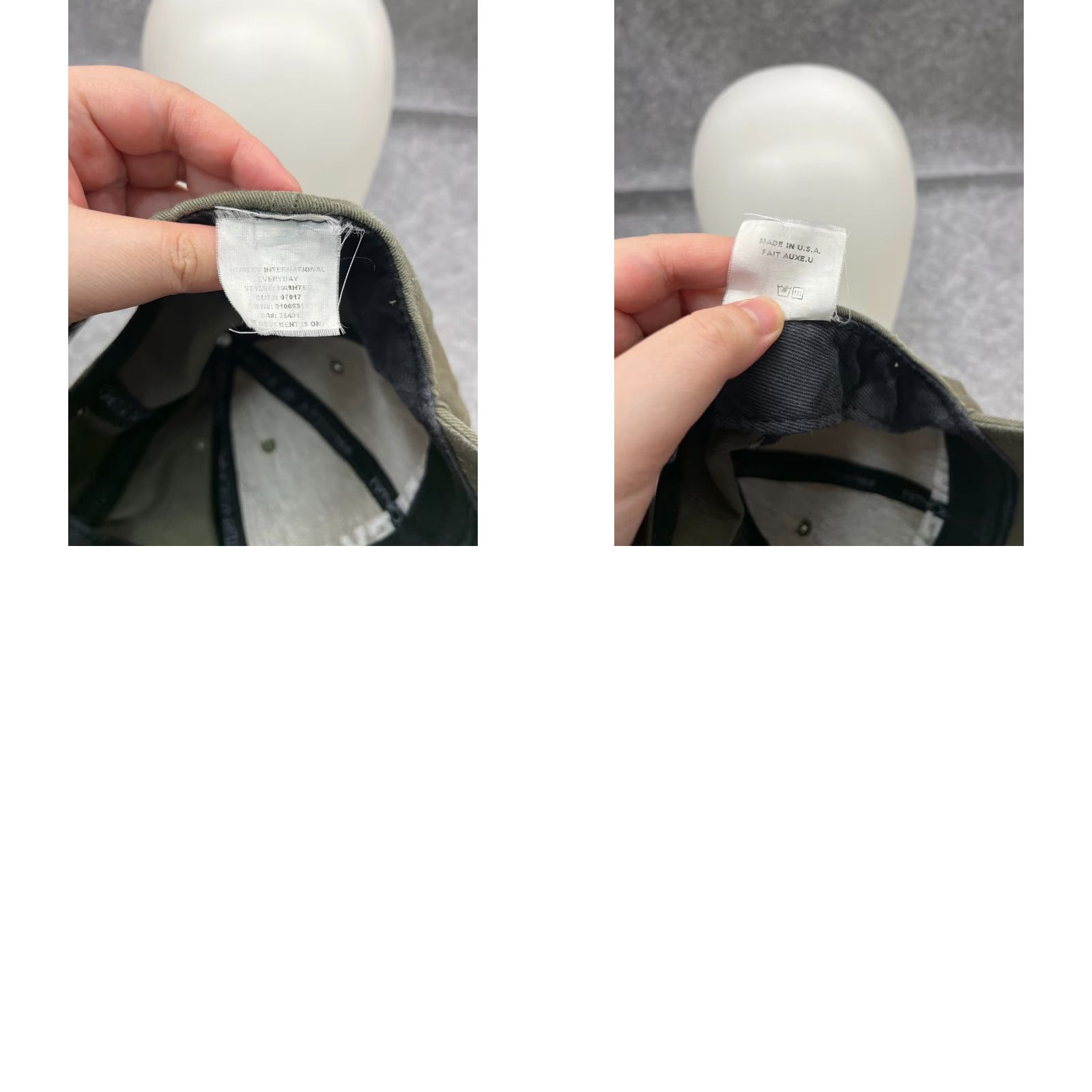 Hurley Hurley Hat Cap Snap Back Adult One Size Green Cotton Blend Skate Beach Twill Size ONE SIZE - 9 Thumbnail